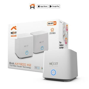 Nexxt Solutions - Bolt Ax1800 Wi-Fi 6 Para Todo El Hogar (2-Pack) Blanco