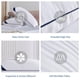thumbnail image 4 of Juego de 4 almohadas Meoflaw de microfibra suave, tamaño estándar, 4 of 6