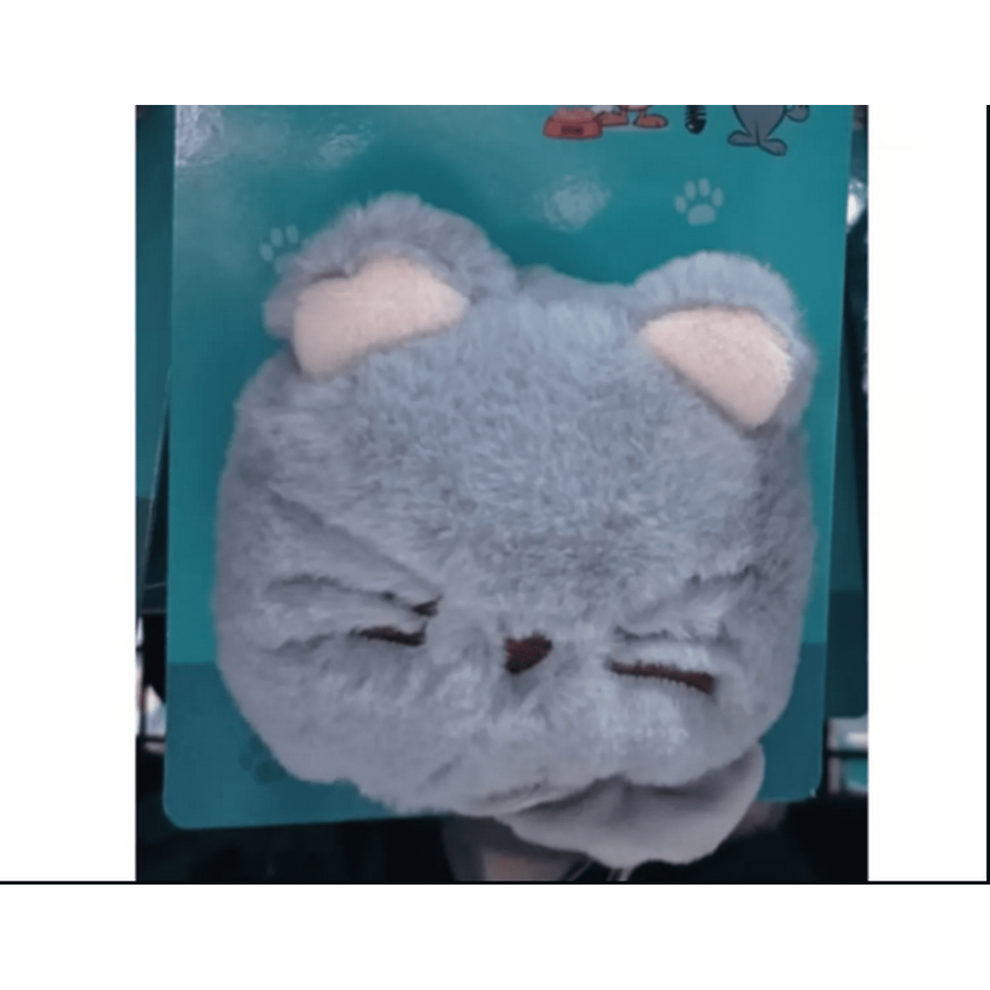 Genérico - Juguete De Peluche Para Gatos Forma Gato Gris