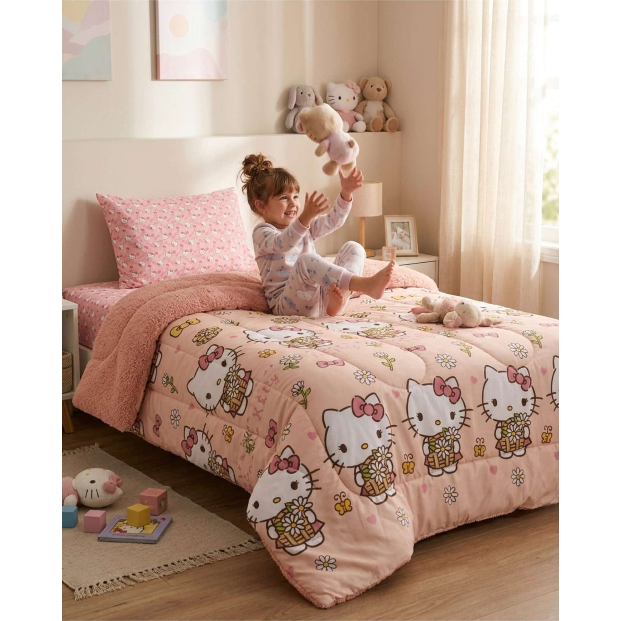 Myl Todo Hogar - Cobertor Sherpa Infantil Premium Plaza Y Media
