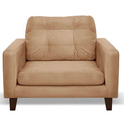 Latam Home - Sofa Napoles 1C Tela Velvet Beige
