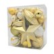 thumbnail image 2 of 40 Piezas De Adornos Colgantes Para árbol De Navidad, Decoración Navide?a Para Porche, Boda, Hogar, Dorado, 2 of 5