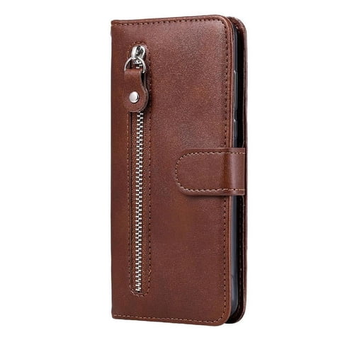 Gangxun - Funda Con Cremallera Para Samsung Galaxy S22 Ultra 5G, Carcasa Cartera De Cuero Pu Con Soporte Y Tarjetero