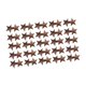thumbnail image 1 of 50 Piezas De Estrella Y Campana De óxido, Adorno Navide?o Rústico Para Ventanas, Puertas, Cocina, Estrella De 4 Cm, 1 of 5