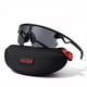 thumbnail image 5 of POLASUP GAFAS LENTES DE SOL Gafas de sol deportivas negras con lentes oscuros y diseño aerodinámico. Protección UV 400, ligera y resistente. Perfectas para ciclismo, running y actividades, 5 of 8