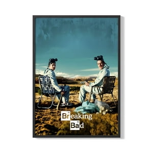 Creango - Cuadro Poster Enmarcado Breaking Bad Decorativo