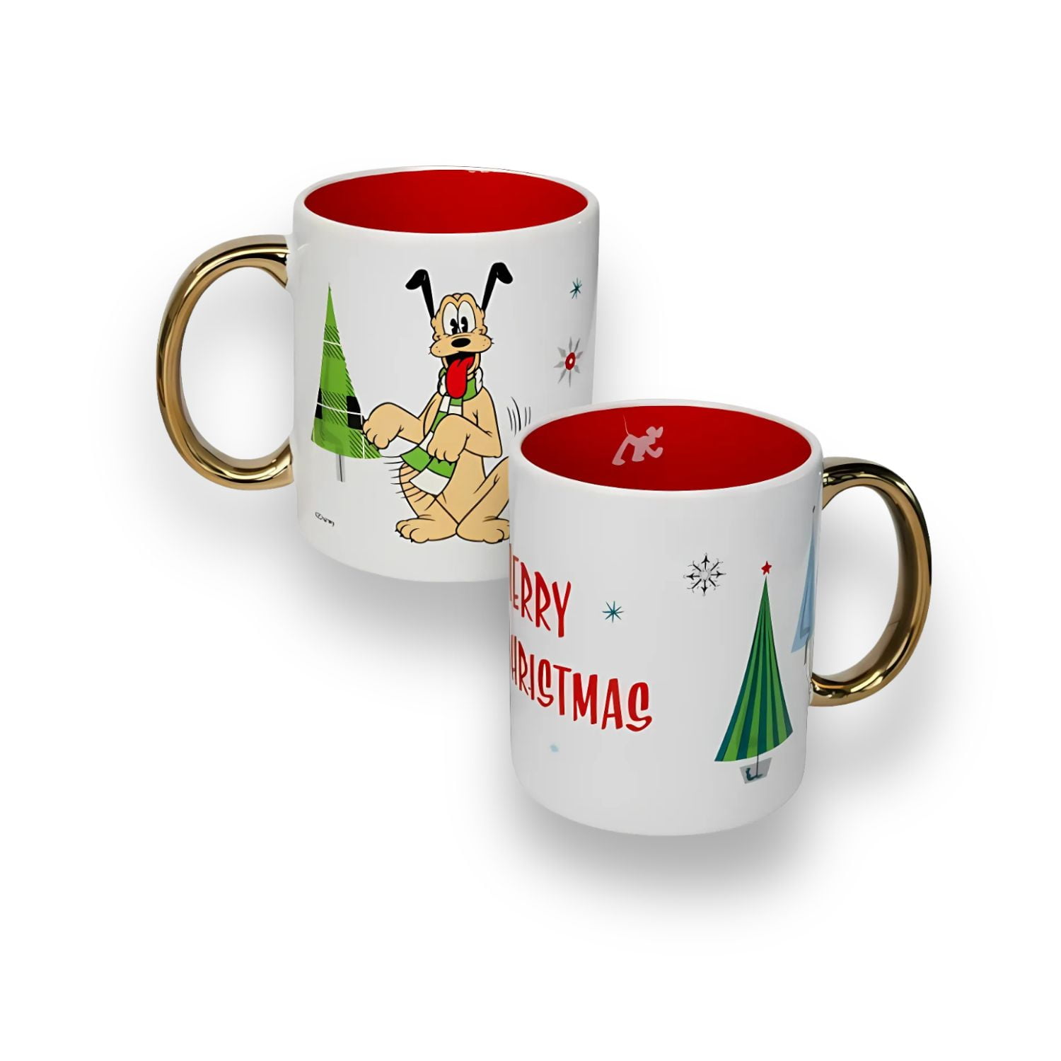 Disparo - Tazon De 330ml Diseño Navideño Perro Dibujo Animados Ceramica