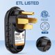 thumbnail image 4 of Probador de circuito para RV Nilight de 50 A, 125/250 V, con protector contra sobretensiones y LED, 4 of 9