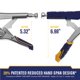 thumbnail image 4 of Pinzas IRWIN VISE-GRIP de bloqueo con mandíbula curva 25 cm, 4 of 9