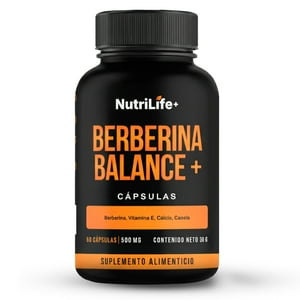 Emetres - Berberina Balance+ 60 Cápsulas 500 Mg Nutrilife+ Suplementos