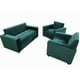 thumbnail image 3 of Juego De Living Dos Verde Felpa, 3 of 3