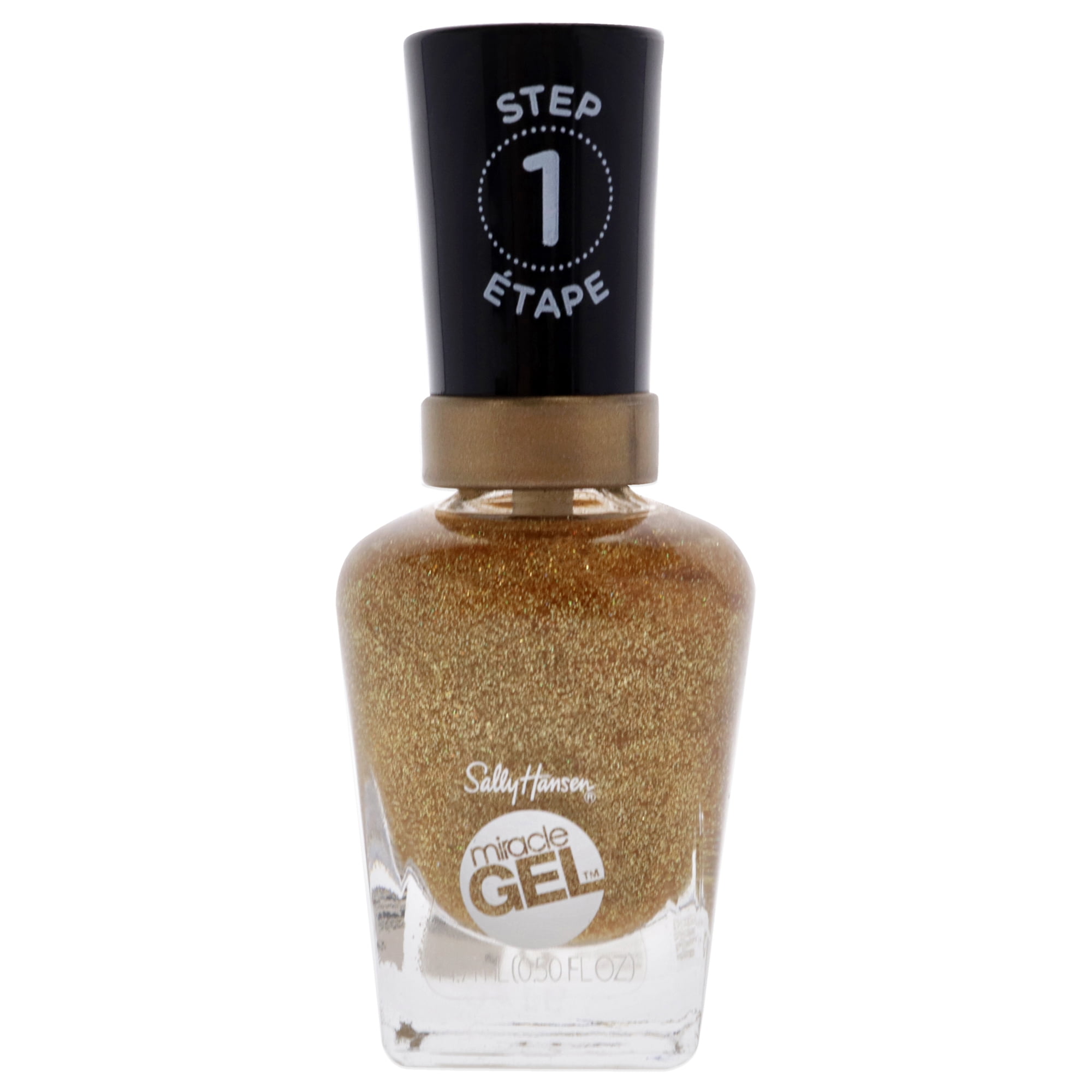 Esmalte De Uñas En Gel Miracle - 155 Cinco Blings Dorados De Para Mujer - Esmalte De Uñas De 0,5 Oz