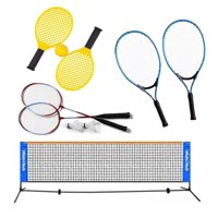 Vadell - Juegos 3 En 1 Badminton, Voleibol & Tennis Set
