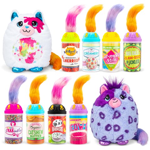 Basic Fun - Peluche Coleccionable Misfittens Cats Series 3 Wild Cats Kids 3+