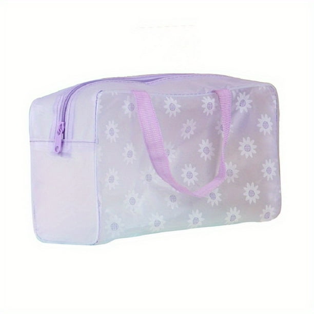 Waterproof Travel Toiletry Bag for Men and Women - Portable and Transparent Cosmetic Bag for Business and Beach Trips