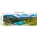 thumbnail image 1 of 1pc Canvas Painting, Lake Forest Mountain Scenery Painting, Wall Art Decor, For Living Room, Bedroom, No Frame, 19.68*59.05inch, 1 of 5