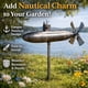 thumbnail image 2 of Giroscopio viento submarino metal giratorio arte movimiento patio jardín, 2 of 7