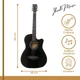 thumbnail image 2 of Guitarra Acustica Cutaway Ibrah Music 38 Plgds + Accesorios Negro Diestro Okume, 2 of 3