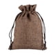 thumbnail image 1 of 50 Piezas Bolsas De Regalo Con Cordón Bolsa Con Cordón Para Comestibles Fiesta Boda Marrón Oscuro, 1 of 5