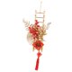 thumbnail image 1 of Decoración Del Ornamento De La Puerta Del Festival De Primavera Rojo Para La Celebración Suministros De La Fiesta De La Escalera Estilo C, 1 of 5
