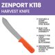 thumbnail image 4 of Cuchillo Zenport K118 19,7 cm Acero Inoxidable Caja x12, 4 of 6