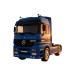 thumbnail image 1 of Camión Mercedes Benz Actros escala 1:32 azul, 1 of 3