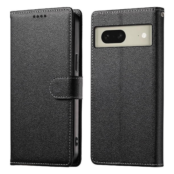 Funda para FOXDOCK Google Pixel 8– Cuero Premium, 3 ranuras para tarjetas, Protección contra impactos