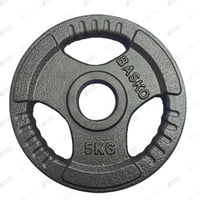 Basko Fitness - Discos Olimpicos Acero Par 5 Kg