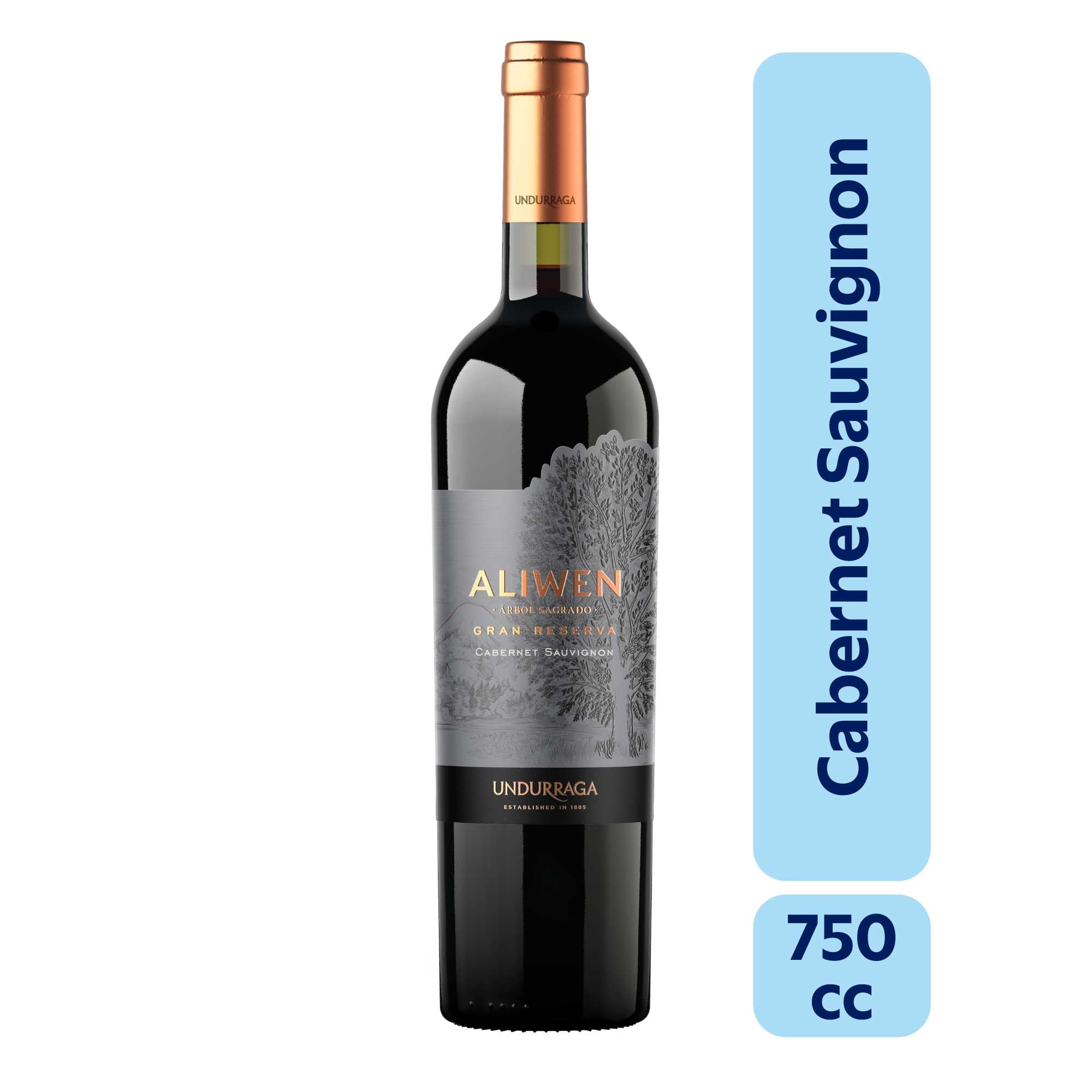 Vino Tinto Gran Reserva Cabernet Sauvignon 13° Botella 750 ml Undurraga