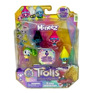 Trolls Band Together - Set 5 Figuras Coleccionable Trolls: Band Together Tapimovil De Mattel