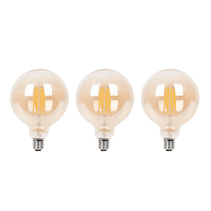 Want - Pack 3 Ampolletas Ampolleta De Filamento G80 8W