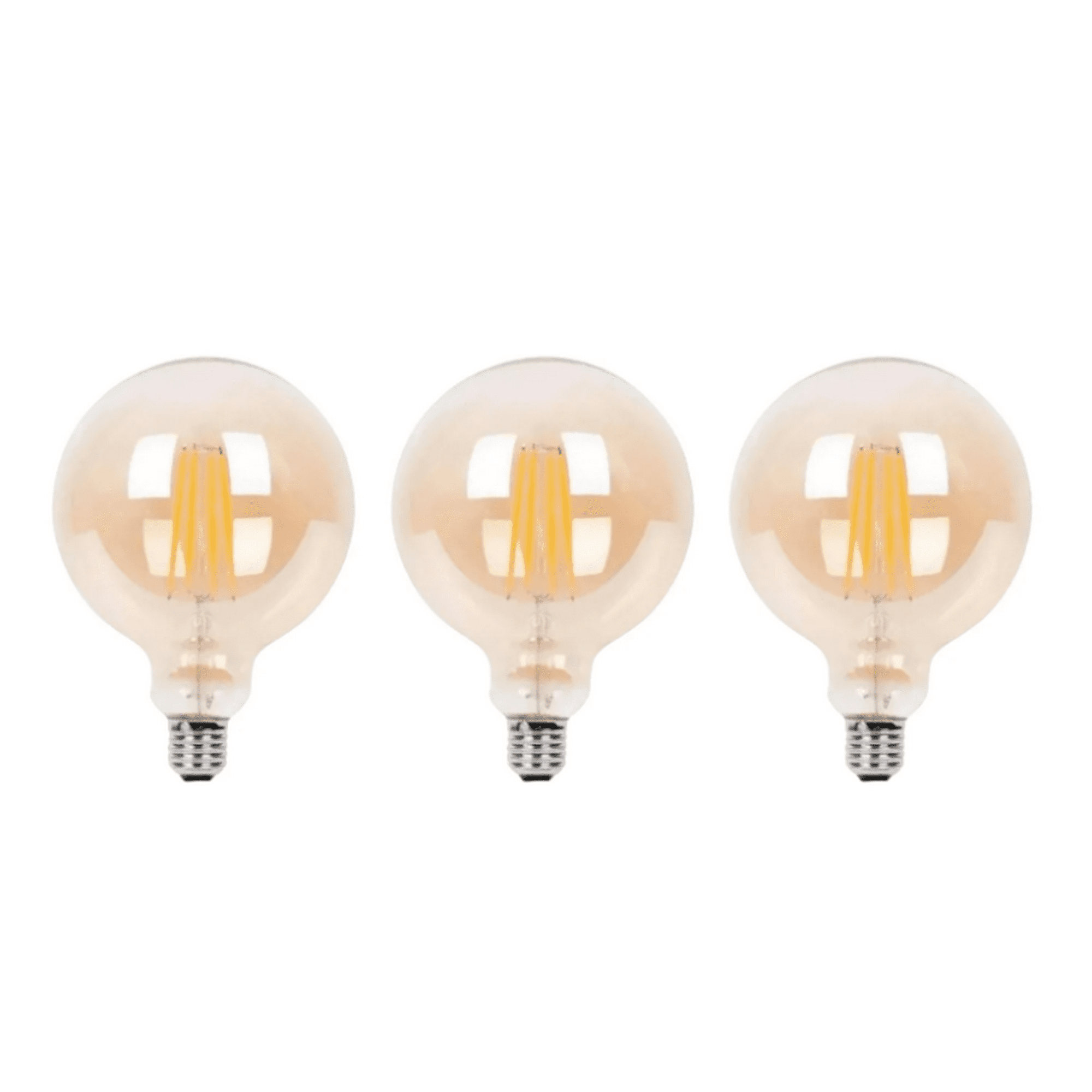 Want - Pack 3 Ampolletas Ampolleta De Filamento G80 8w