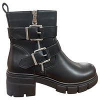Botin Casual Mujer Negro Plataforma Dereck Detogni