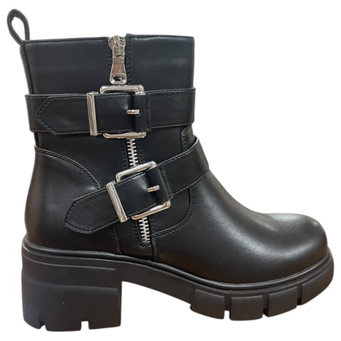 Botin Casual Mujer Negro Plataforma Dereck Detogni
