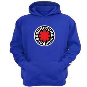 Genérico - Polerón Canguro Red Hot Chili Peppers Azul Talla Xl Unisex