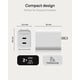 thumbnail image 4 of Cargador Mophie Speedport 70W con 2 puertos USB-C PD plegables, 4 of 7