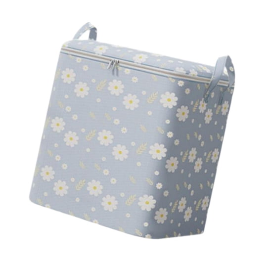 Uucntr - Bolsa De Almacenamiento Para Edredón, Manta, Organización De Ropa, Bolsa De Equipaje, Organizador De Almacenamiento, 80l, Azul