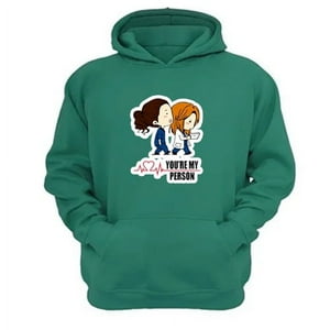 Genérico - Polerón Canguro Grey´S Anatomy Verde Aguamarina Talla M Unisex