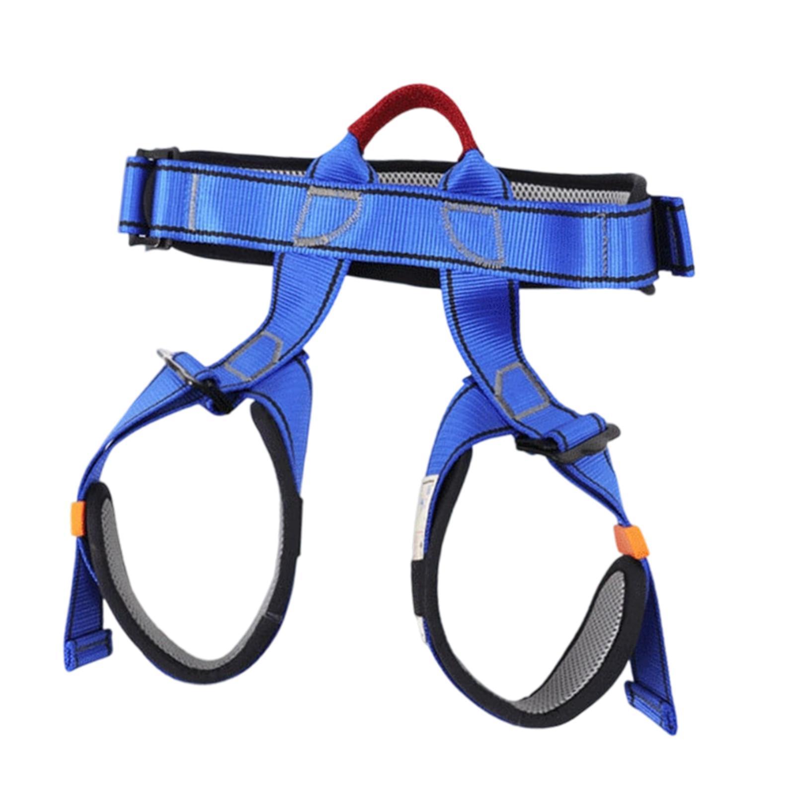 Magideal - Arnés De Escalada De Medio Cuerpo Para Niños, Arnés De Seguridad Profesional Engrosado Para Juegos De Obstáculos En Interiores, Equipo De Protección.