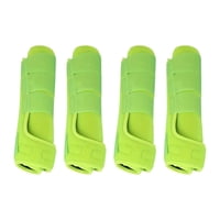 Ioensy - 4X Botas De Caballo Soporte Reutilizable Protección Transpirable Cómodas Cubrepiernas L Verde Claro
