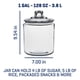 thumbnail image 2 of Set de Frascos de Vidrio Anchor Hocking Heritage Hill 7.6L Paquete con 2, 2 of 6