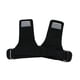 thumbnail image 1 of Pequeño de muñeca con almohadillas envolturas de muñeca muñequera de microfibra Guardias de palma de palma para el ejercicio de gimnasia Powerlifting Negro, 1 of 5