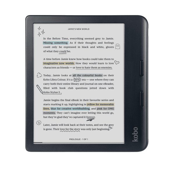 Lector E Reader Kobo Libra Colour HD 7" - 32GB - Negro