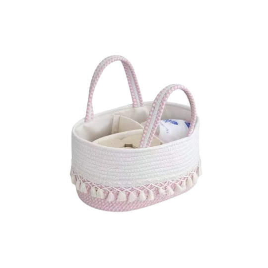 Sensiblue - Organizador De Pañales Para Bebé | Caddy Para Mudador - Rosa