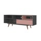 thumbnail image 2 of Rack Tv 70 Retro Lyon Grafito Rosa, 2 of 4