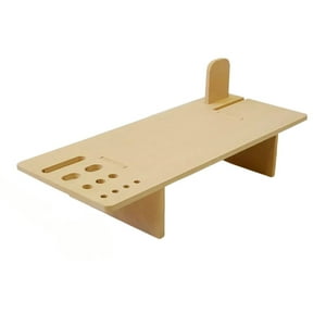 Importclick - Organizador Escritorio Alzador Monitor Madera 50X20X9 Cm