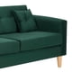 thumbnail image 4 of Sofa New Retro 3C + 2 Pouf Felpa 05 Verde Botella, 4 of 6