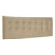 thumbnail image 2 of Respaldo Botone Felpa King Beige, 2 of 5