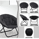 thumbnail image 2 of Silla Redonda Plegable Negra, 2 of 2
