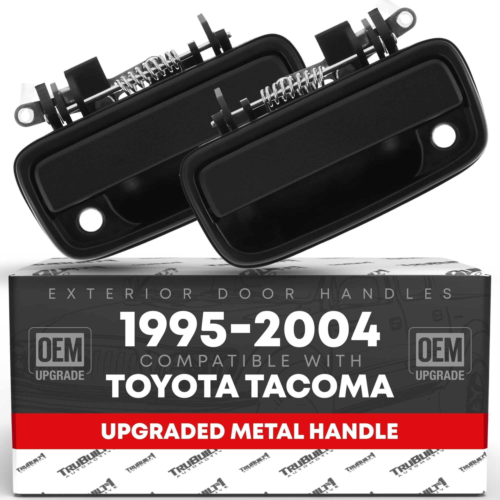 T1a - Juego De Manijas De Puerta Exterior De Metal Mejorado Para Toyota Tacoma 95-04